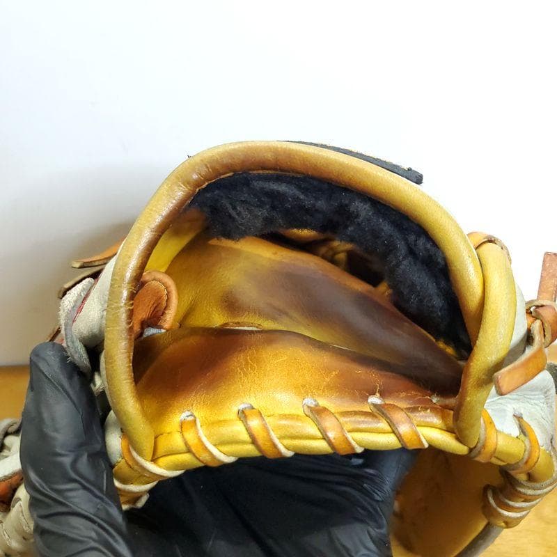 ミズノプロ プロ支給品 山崎敏選手 西武L MizunoPro 硬式グローブ