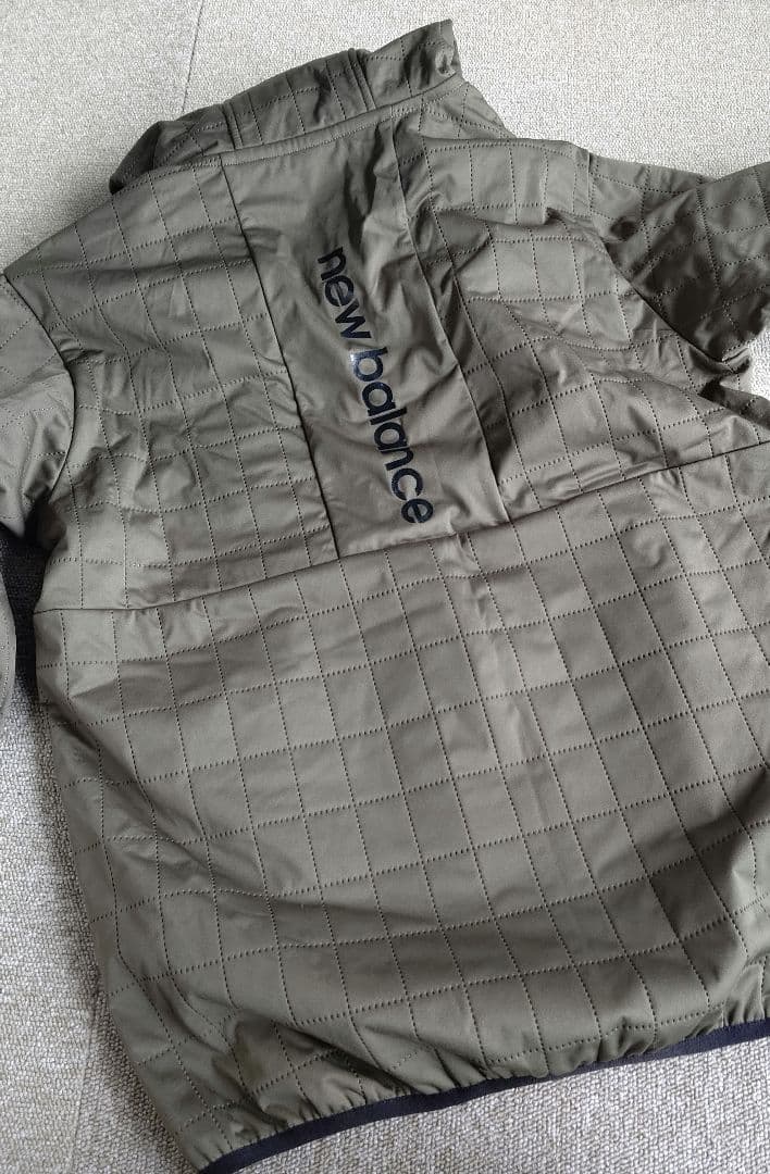 new balance 裏フリース スクエアキルト フルジップフーディー - メルカリ