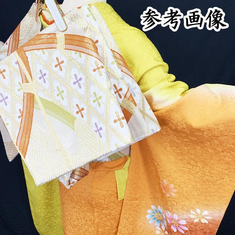 503z2☆振袖 courreges 金彩 地紋☆美品 成人式 結婚式 十三参り