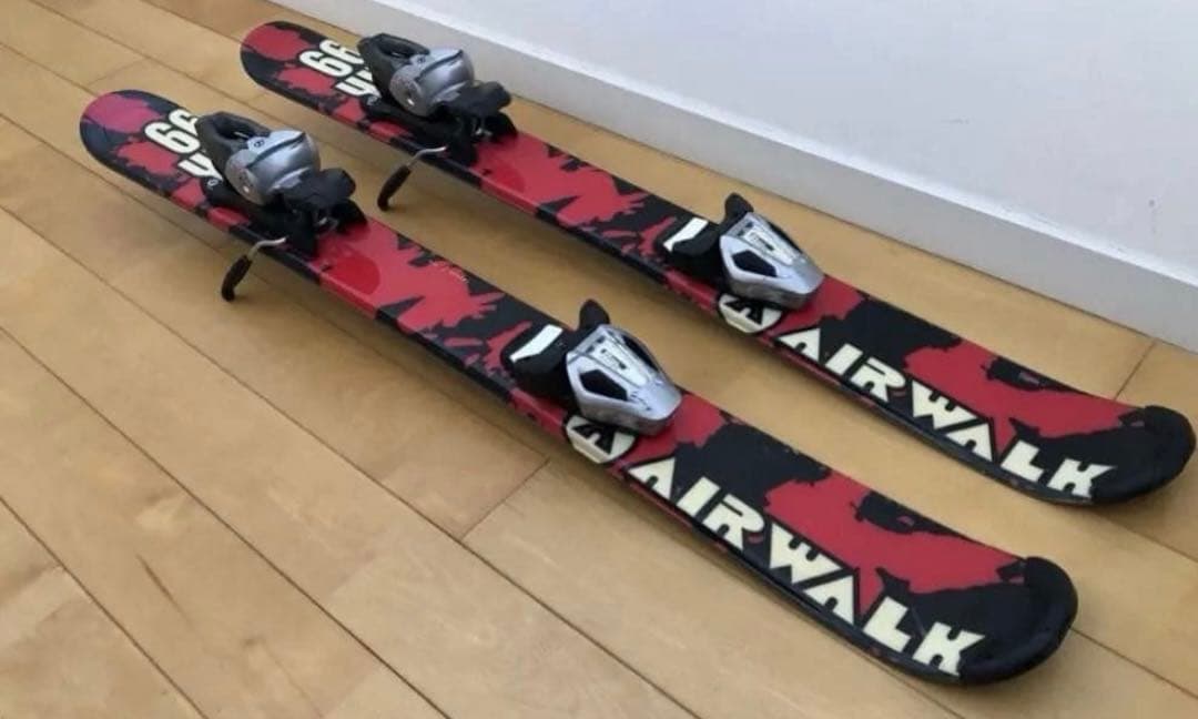AIRWALK ショートスキー 99cm ファンスキー ビンディング付き - メルカリ