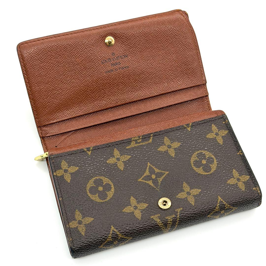 美品】ルイヴィトン モノグラム ポルトモネ ビエ トレゾール L字 財布