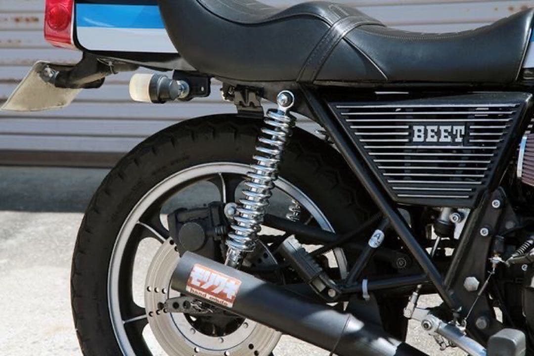 【574】 フルメッキ 345mm 細巻き リア サスペンション 当時仕様