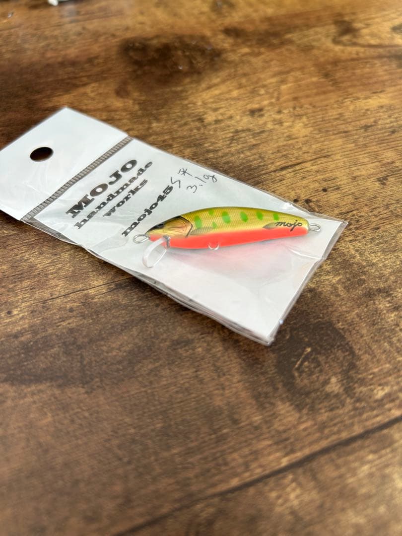 新品 mojo ミノー 45S 平 3.1g ハンドメイドルアー 渓流ルアー