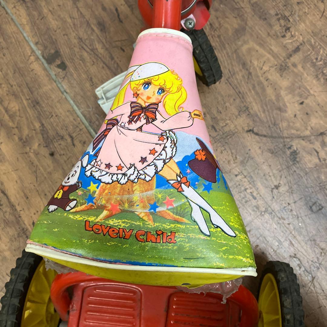 昭和レトロ バンビ ラブリーチャイルド ヴィンテージ 三輪車 レッド 当時物希少