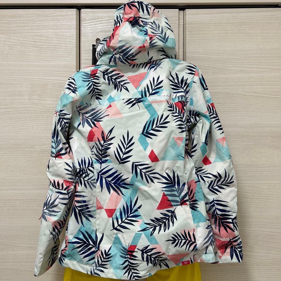 ロキシー　スノボウェア　スノーボードウェア　スキーウェア　M ボタニカル　黄色