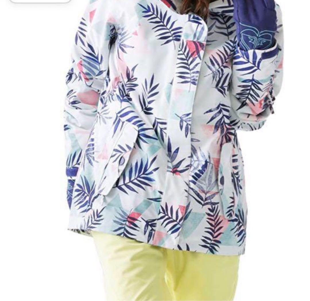 ロキシー　スノボウェア　スノーボードウェア　スキーウェア　M ボタニカル　黄色