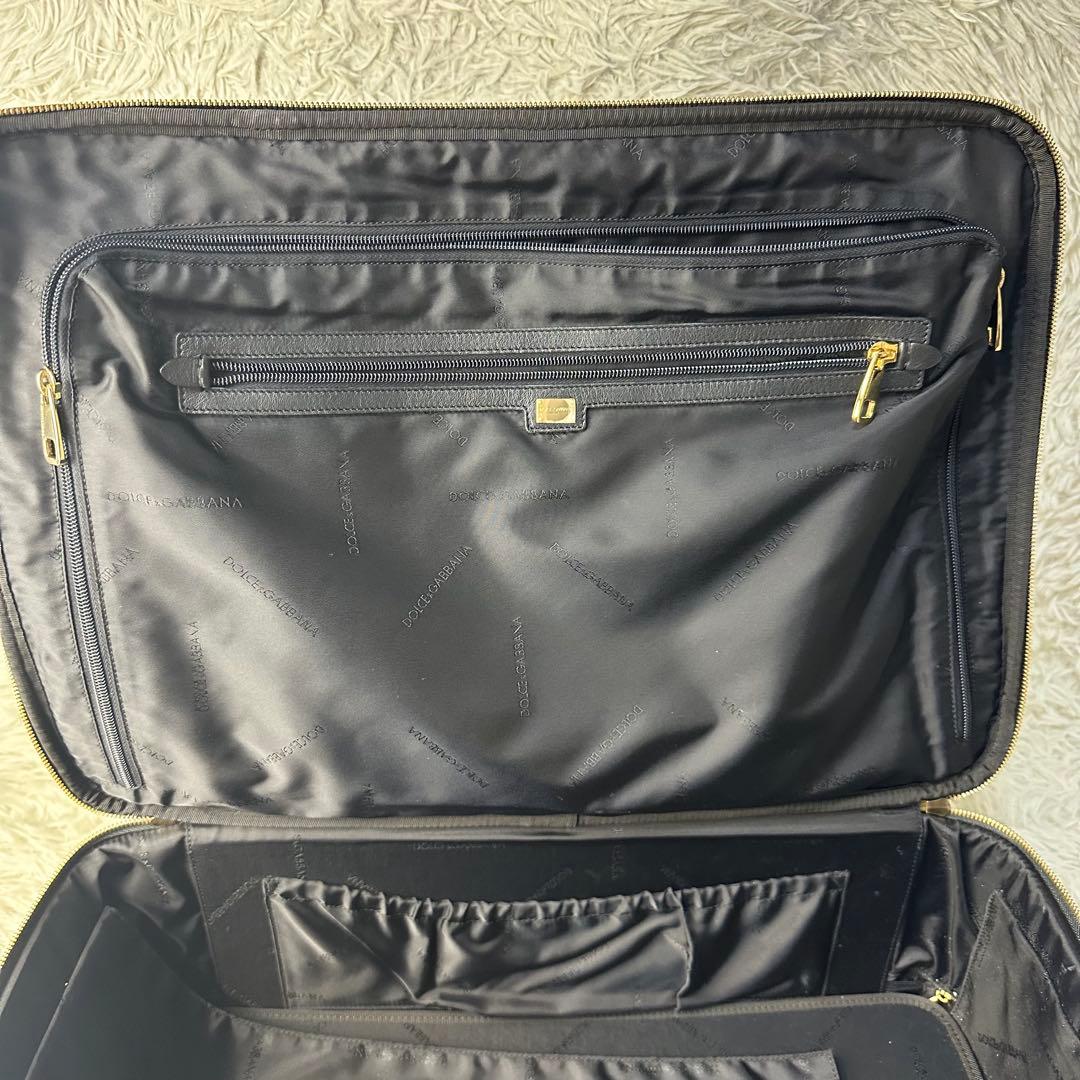 美品 PVCドルガバ レオパード ヒョウ柄 大型キャリーケース 旅行やビジネスに