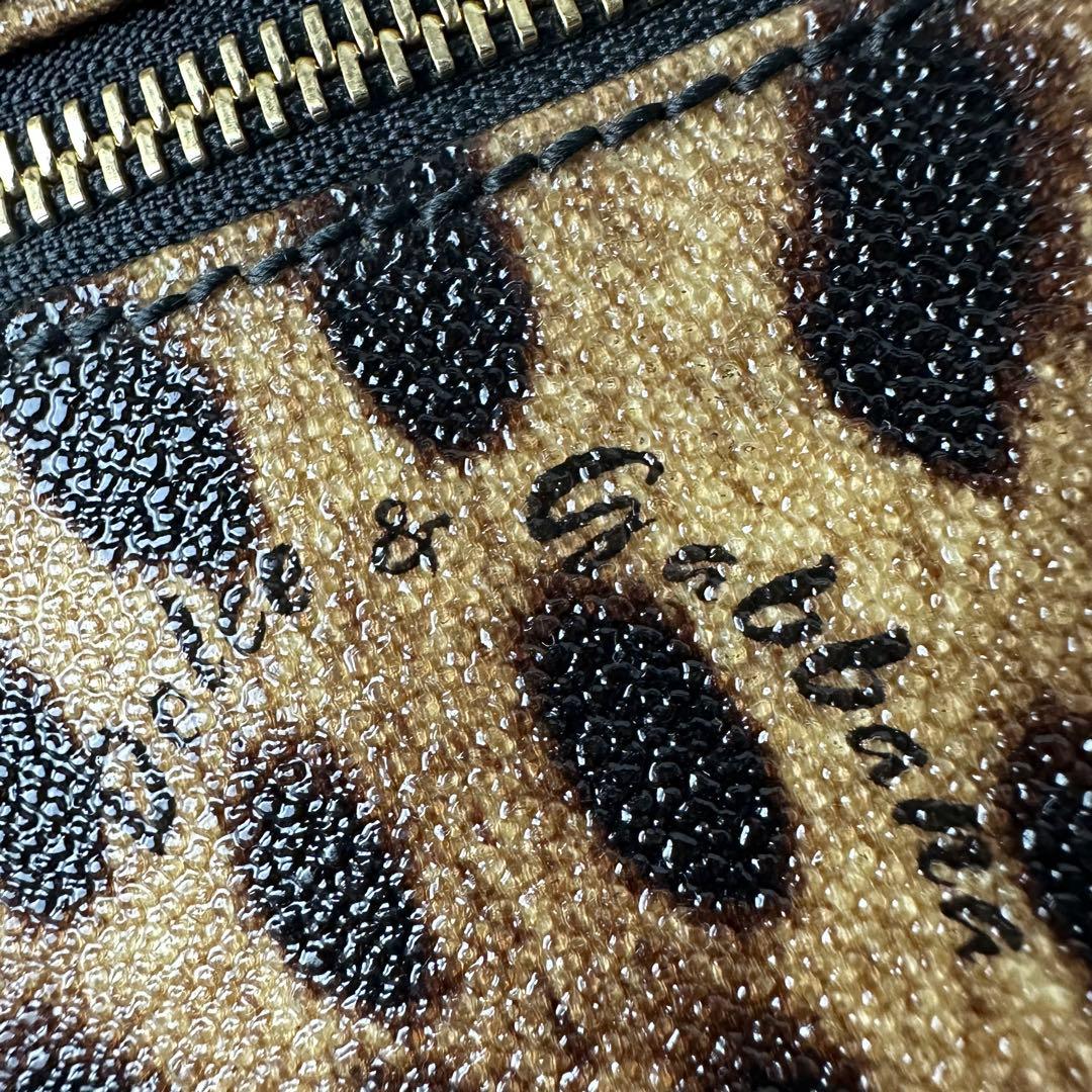 美品 PVCドルガバ レオパード ヒョウ柄 大型キャリーケース 旅行やビジネスに