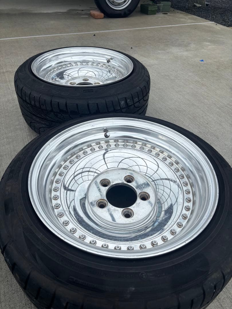 値下げ　希少　鍛造　深リム　15インチ　8.5j 5H114.3 エプシロン