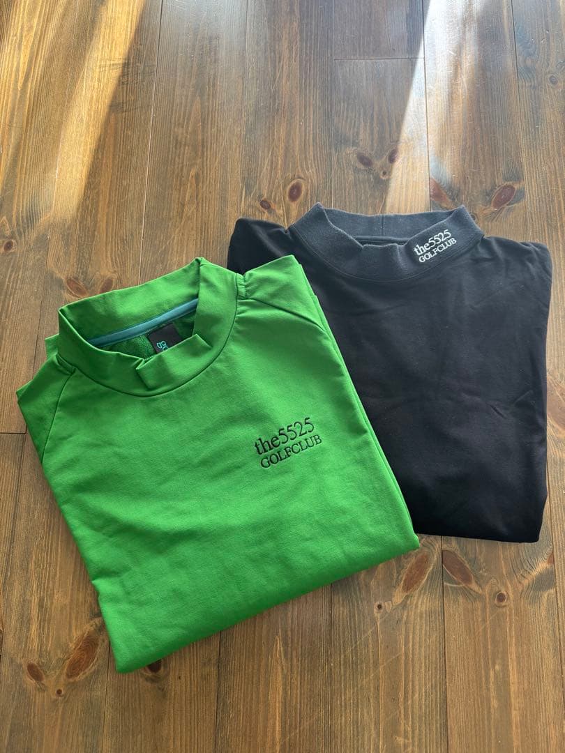 美品☆5525golf モックネックセット☆ビームスゴルフクラブハウス