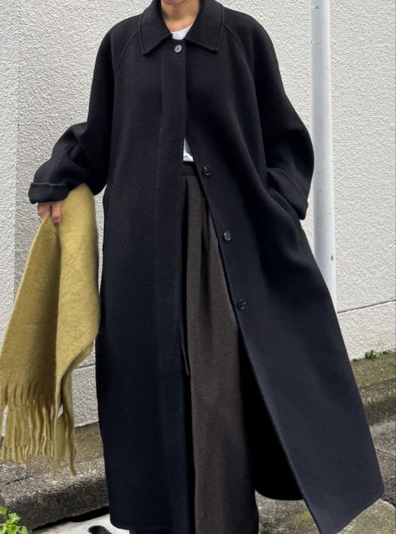 【Eongul ヨングル】Cashmere Wool Overcoat