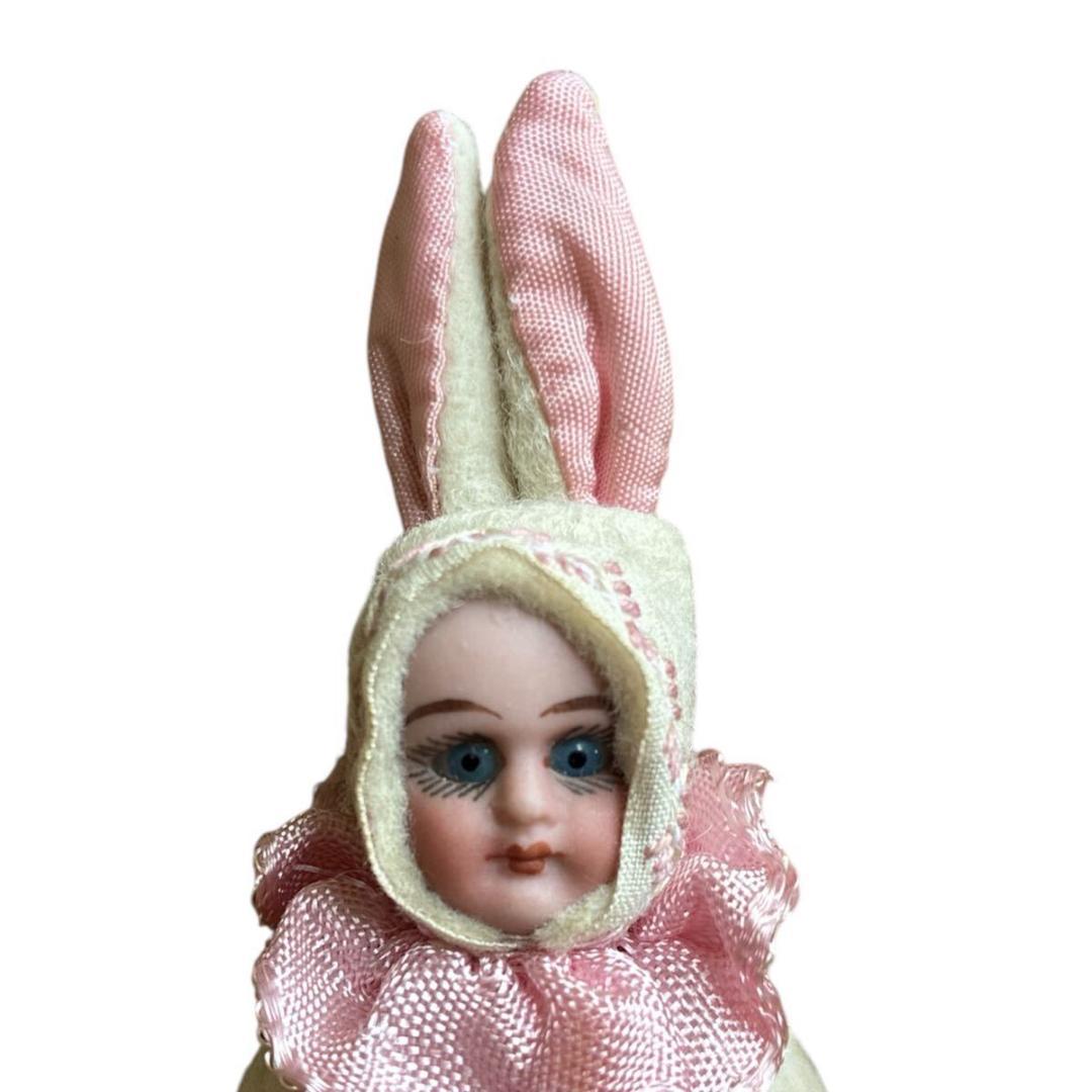 ★1点限り★ヘルトヴィヒ アンティーク ビスクドール うさぎ ペア ドイツ製
