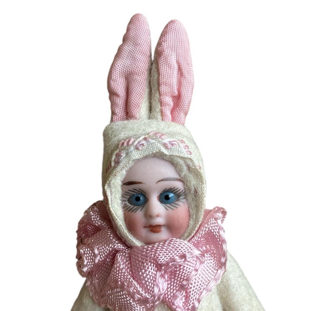 ★1点限り★ヘルトヴィヒ アンティーク ビスクドール うさぎ ペア ドイツ製