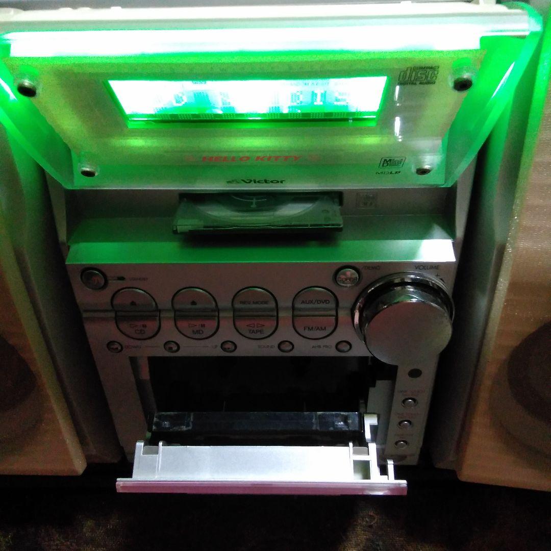 ▲ビクター❗レア物ハローキティーモデルCD ,MD ,カセットコンポ！