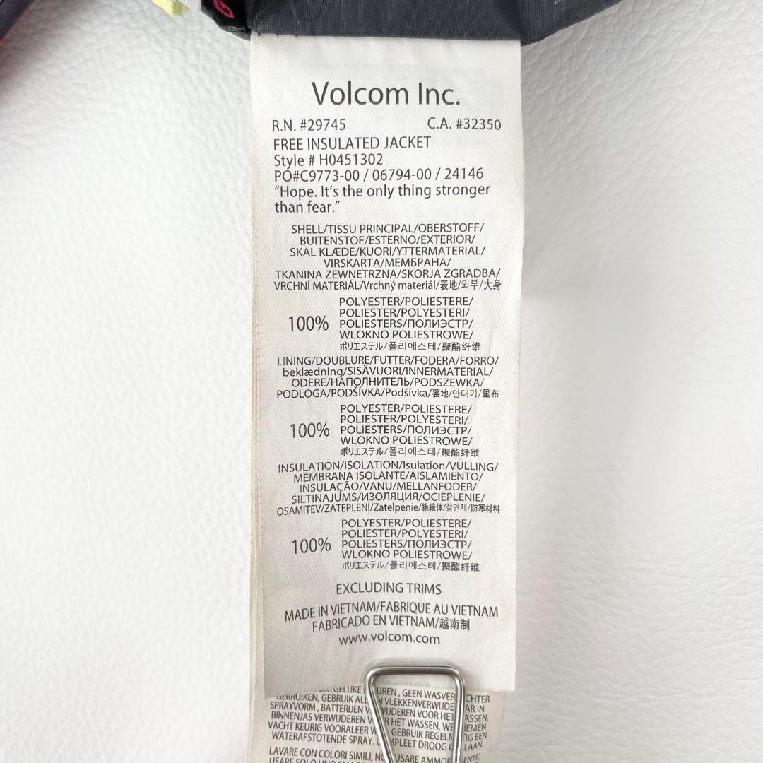 4460 【美品】ボルコム ジャケット スノボウェア 総柄 花柄 耐水性◎