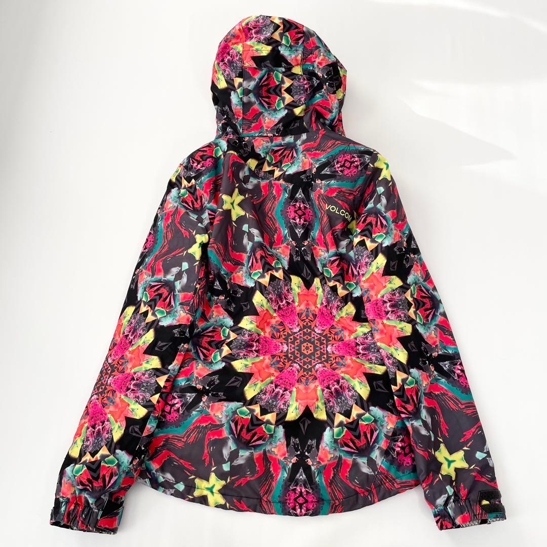 4460 【美品】ボルコム ジャケット スノボウェア 総柄 花柄 耐水性◎