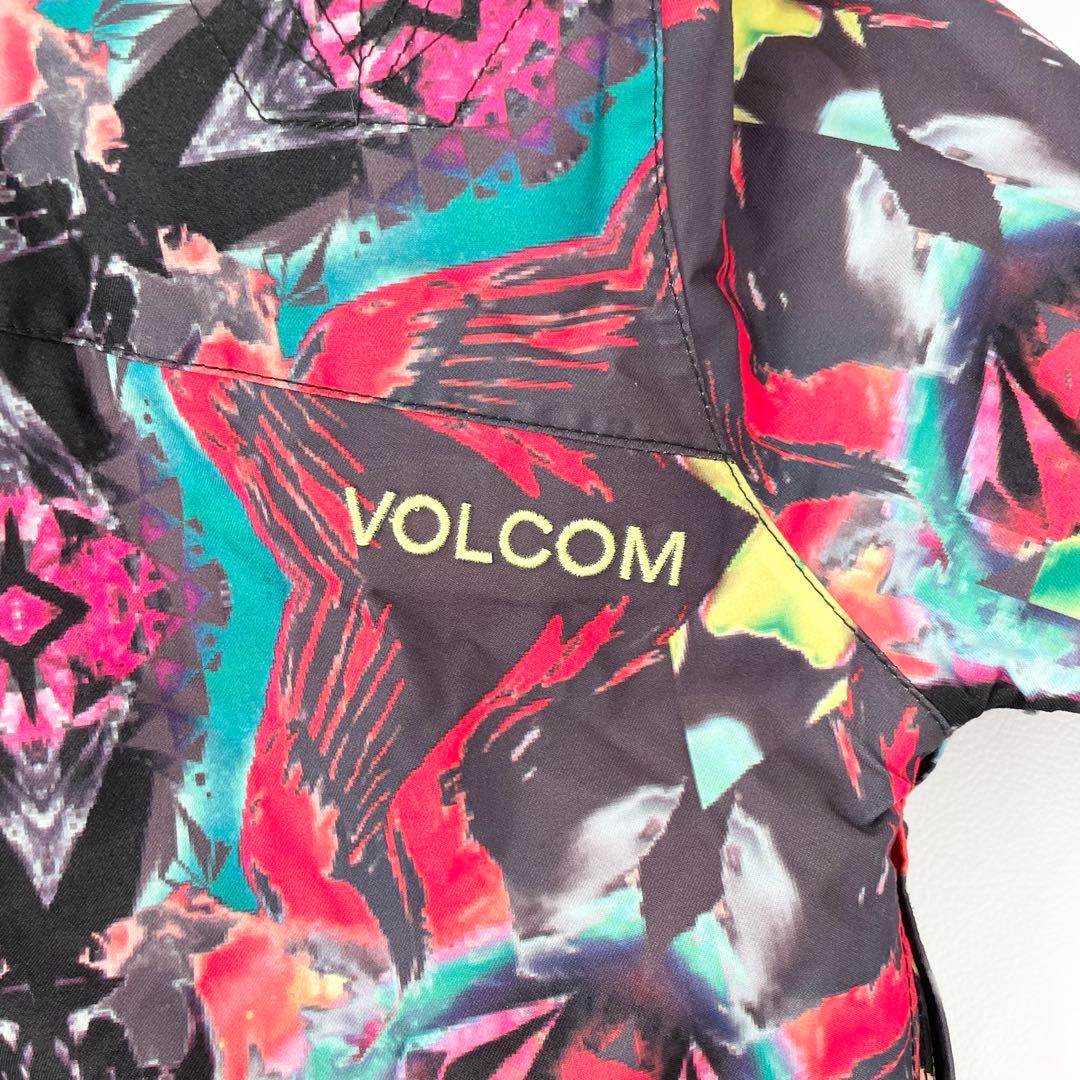 4460 【美品】ボルコム ジャケット スノボウェア 総柄 花柄 耐水性◎