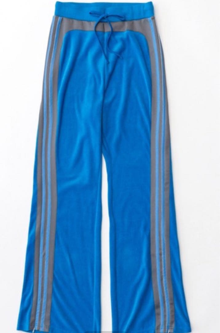 MAISON SPECIALメゾンスペシャル サイドライン フレアパンツ ベロア