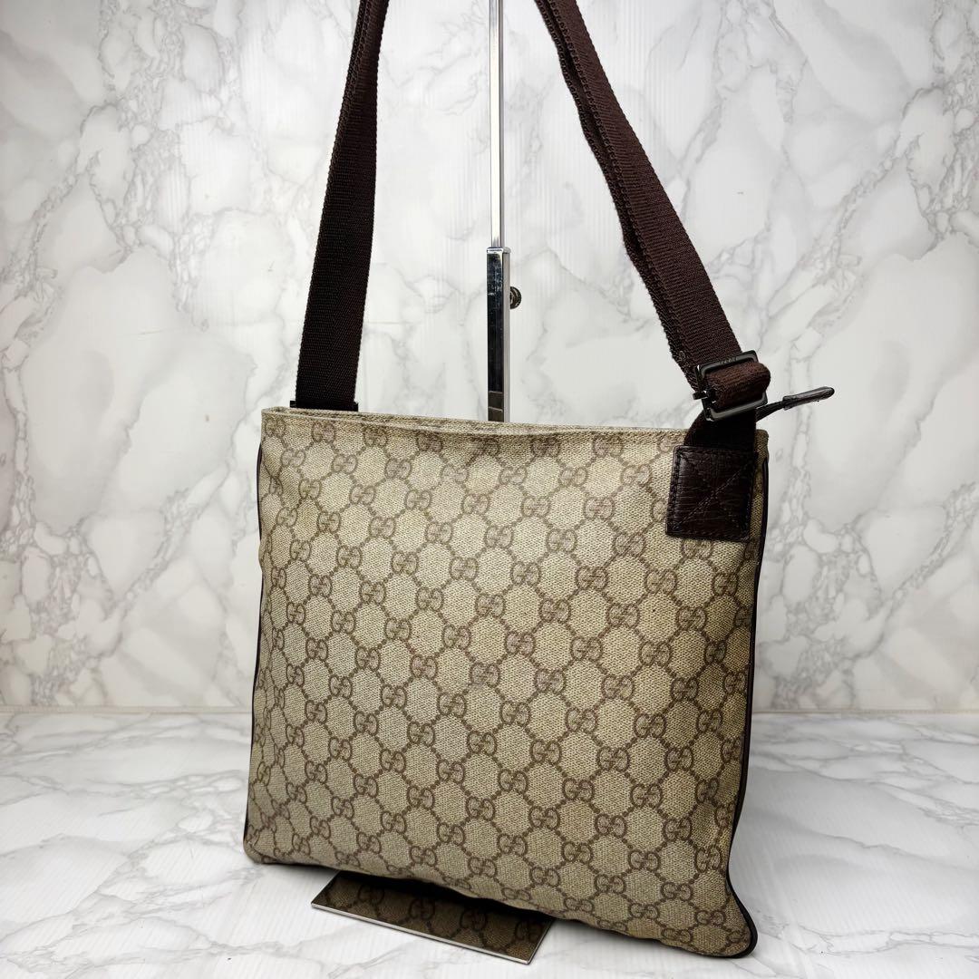 021 GUCCI ショルダーバッグ 斜めがけ GGスプリーム PVC ws5