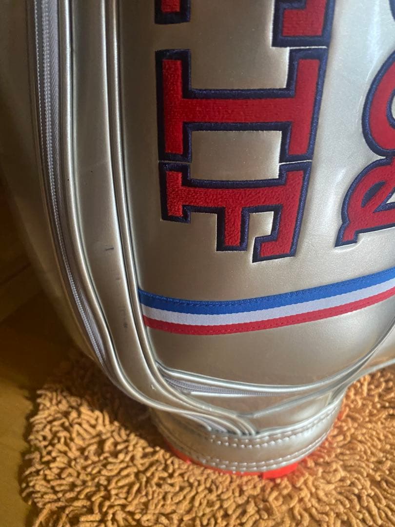 ルコックキャディーバッグカート用6分割シルバーエナメル