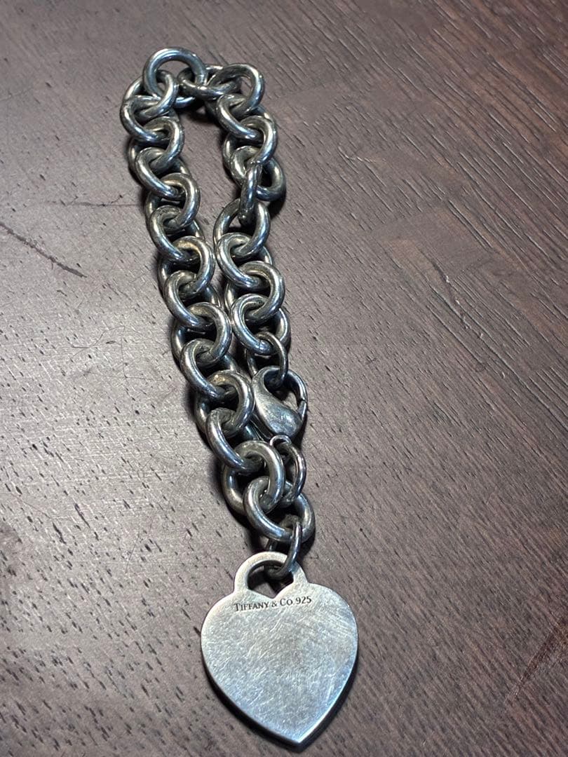 Tiffany & Co. ハート型ブレスレット 36g