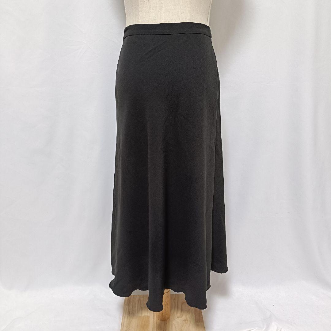 美品 セオリー PRIME GGT ロングスカート 黒 2 洗える 艶感 上品