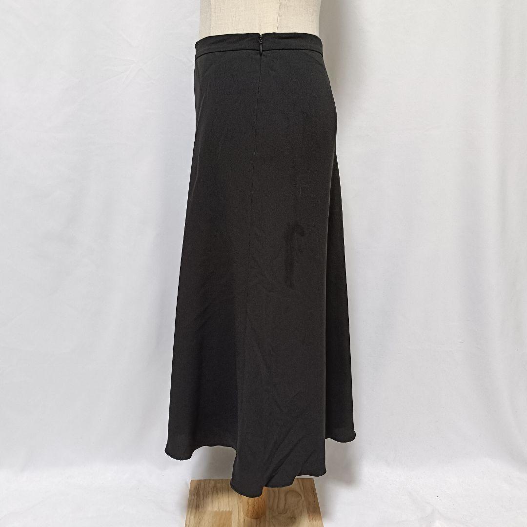美品 セオリー PRIME GGT ロングスカート 黒 2 洗える 艶感 上品
