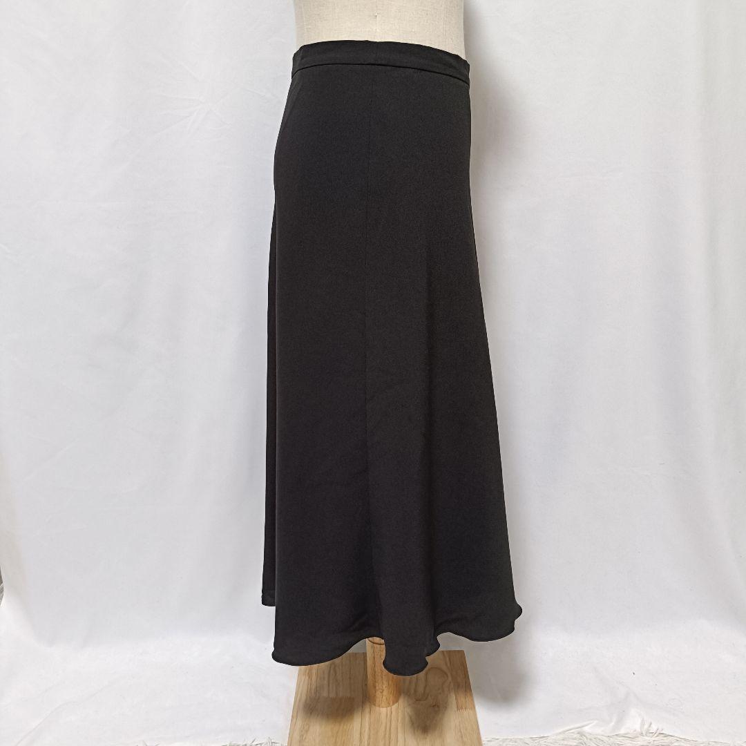 美品 セオリー PRIME GGT ロングスカート 黒 2 洗える 艶感 上品