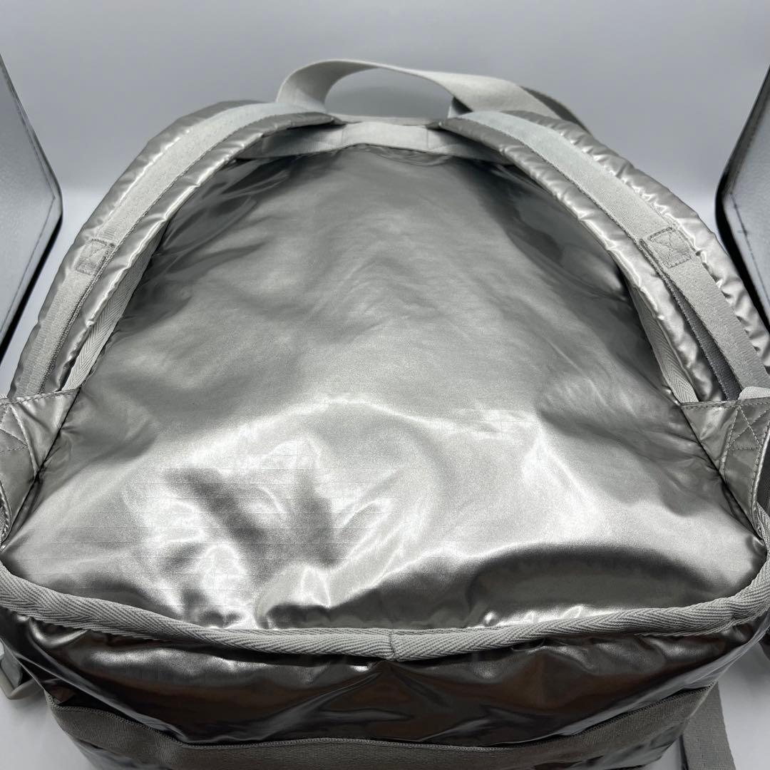 【美品】レスポートサック ひとりっぷ リュウセイ シルバー バックパック