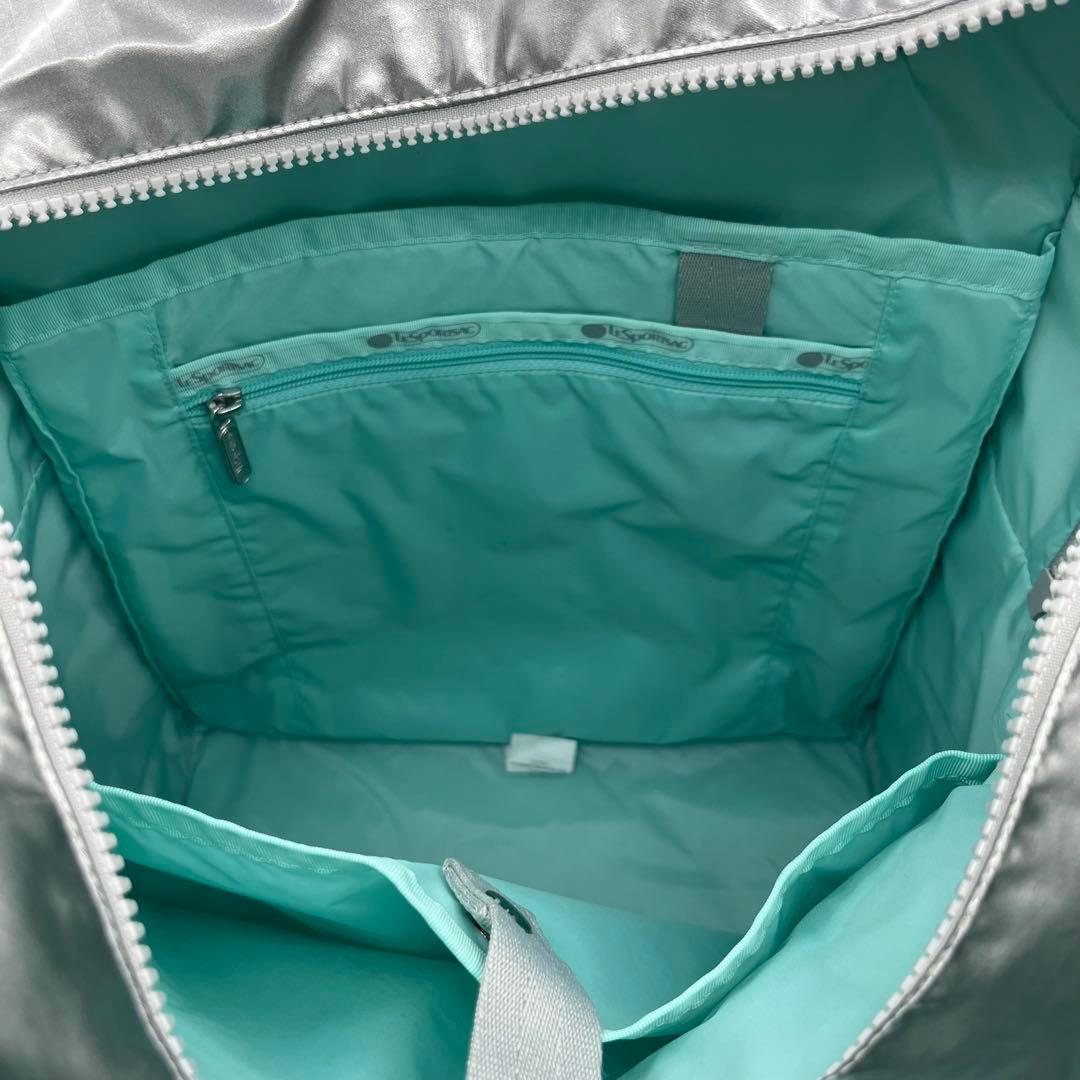 【美品】レスポートサック ひとりっぷ リュウセイ シルバー バックパック