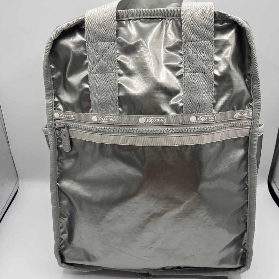 【美品】レスポートサック ひとりっぷ リュウセイ シルバー バックパック