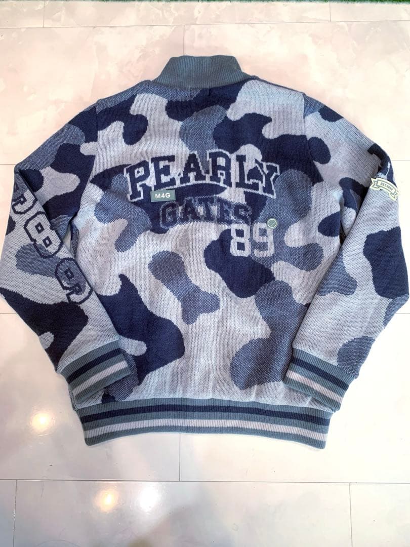 美品　正規品　パーリーゲイツ　カモ　ニット　フルジップ　ブルゾン　アウター　6
