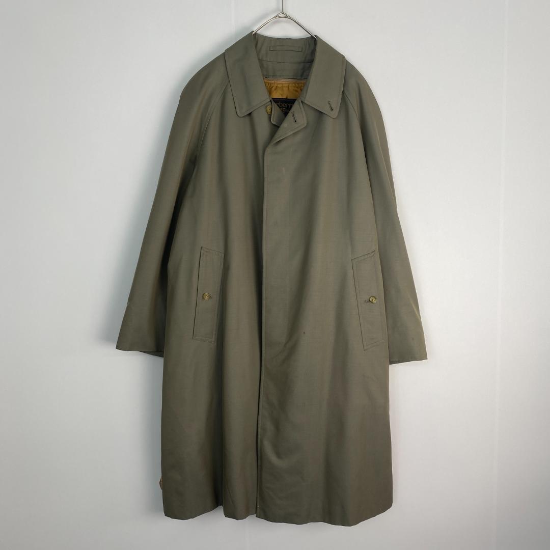 バーバリー　ステンカラーコート　ノバチェック　インナー付き　シルク　ウール