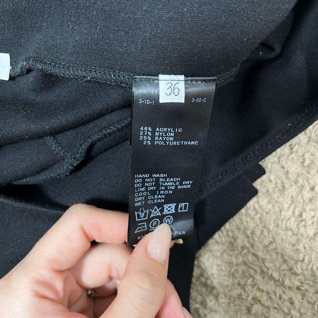 Deuxieme Classe Warm Zip レギンスパンツ　36