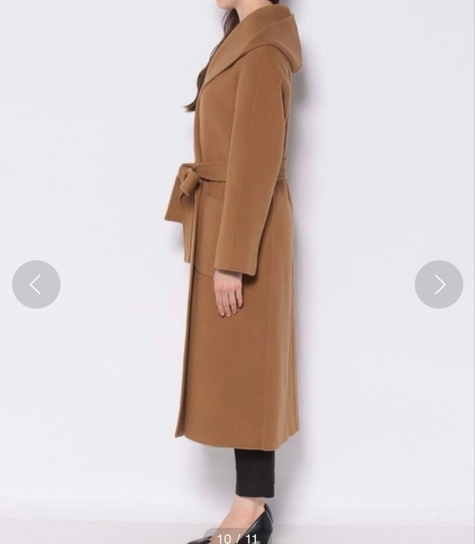 アナイ　カシミヤコンリバーフード コート　定価8.1万円