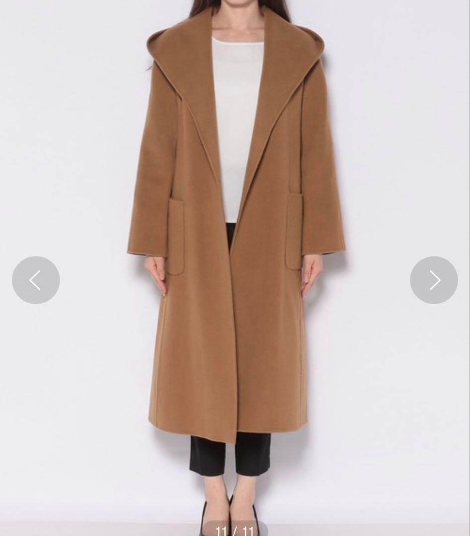 アナイ　カシミヤコンリバーフード コート　定価8.1万円