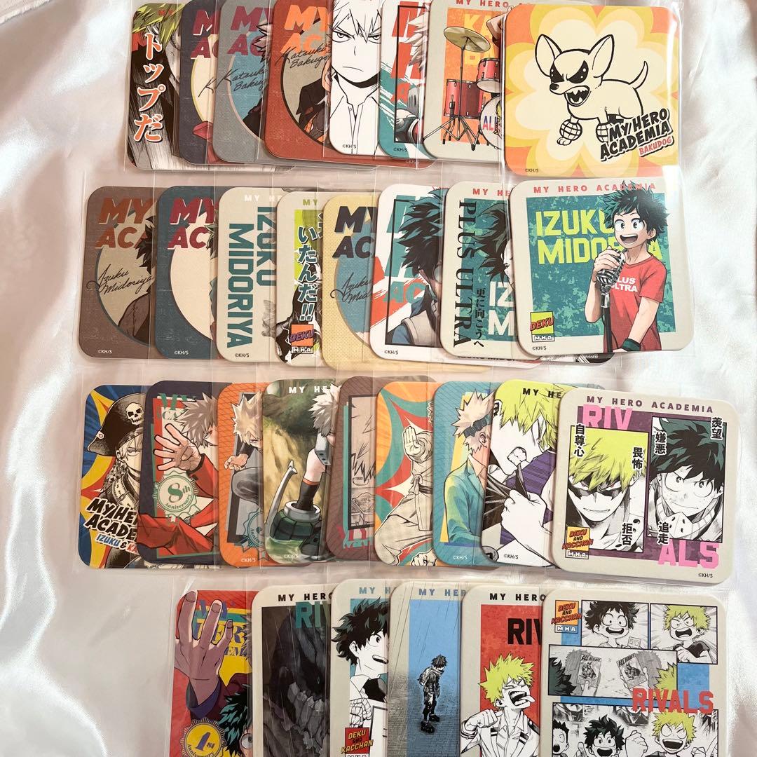 早い者勝ち】ヒロアカ アートコースター 緑谷出久 爆豪勝己 31枚セット