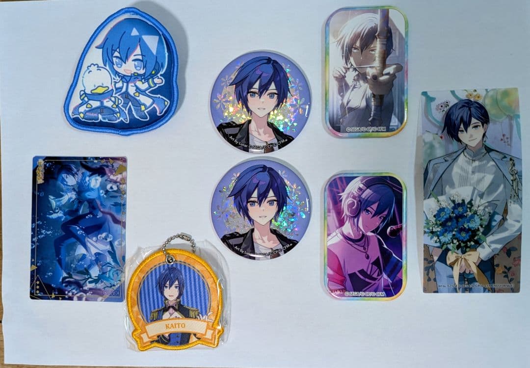 プロセカ KAITO グッズ 8点セット まとめ売り 缶バッジ エピカ