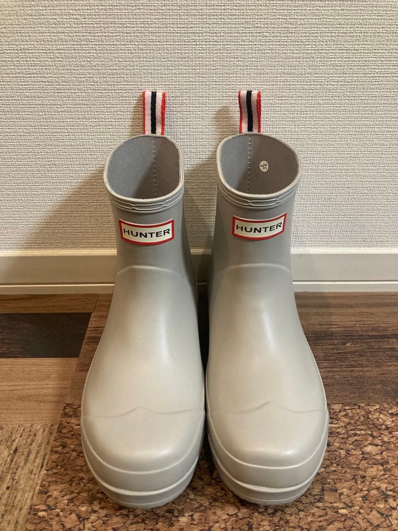 新品　ハンター　レインブーツ　スノーブーツ　オフホワイト　26㎝