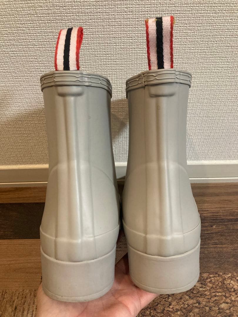 新品　ハンター　レインブーツ　スノーブーツ　オフホワイト　26㎝