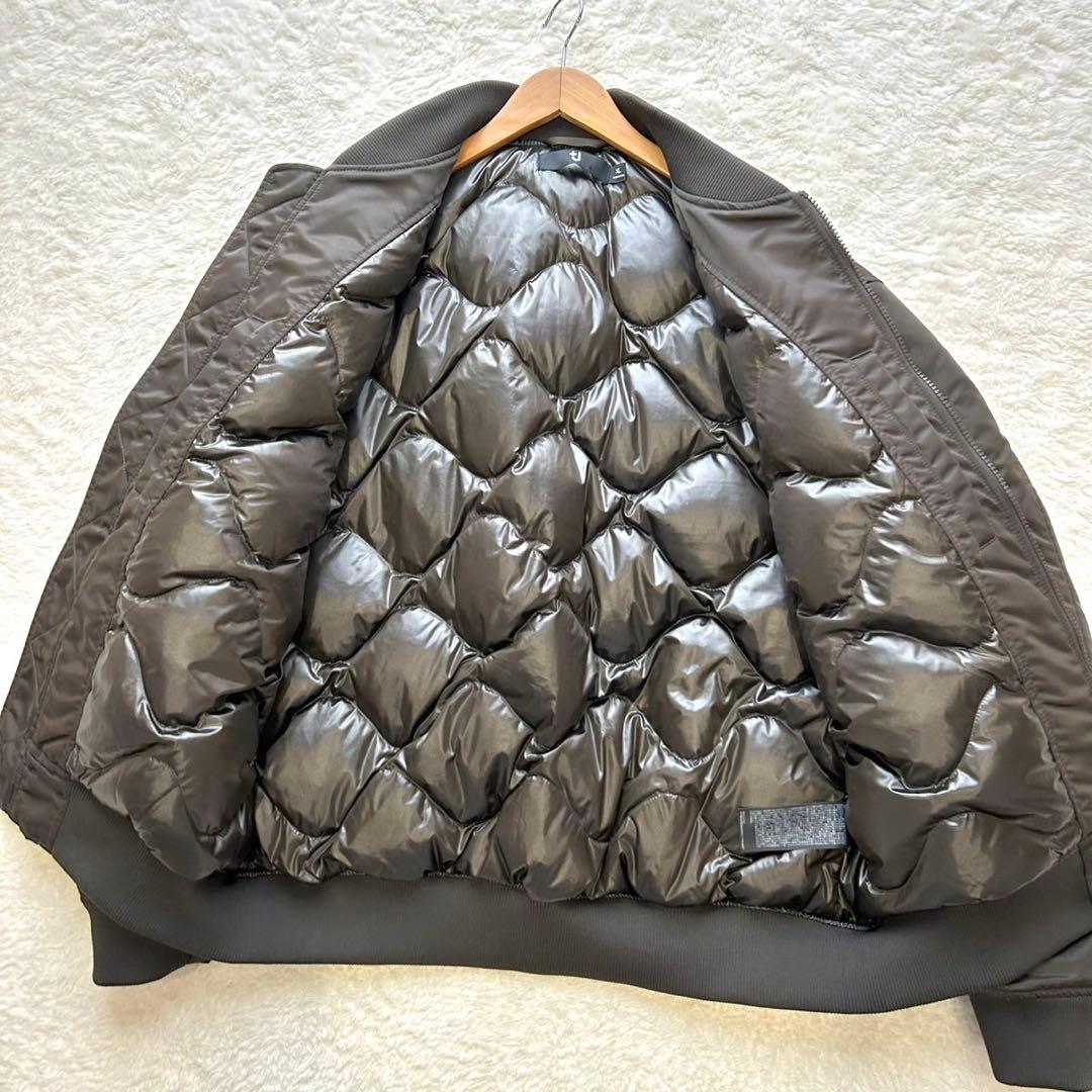 【美品】ユニクロ +J ハイブリッドダウンオーバーサイズ MA-1ブルゾン XL