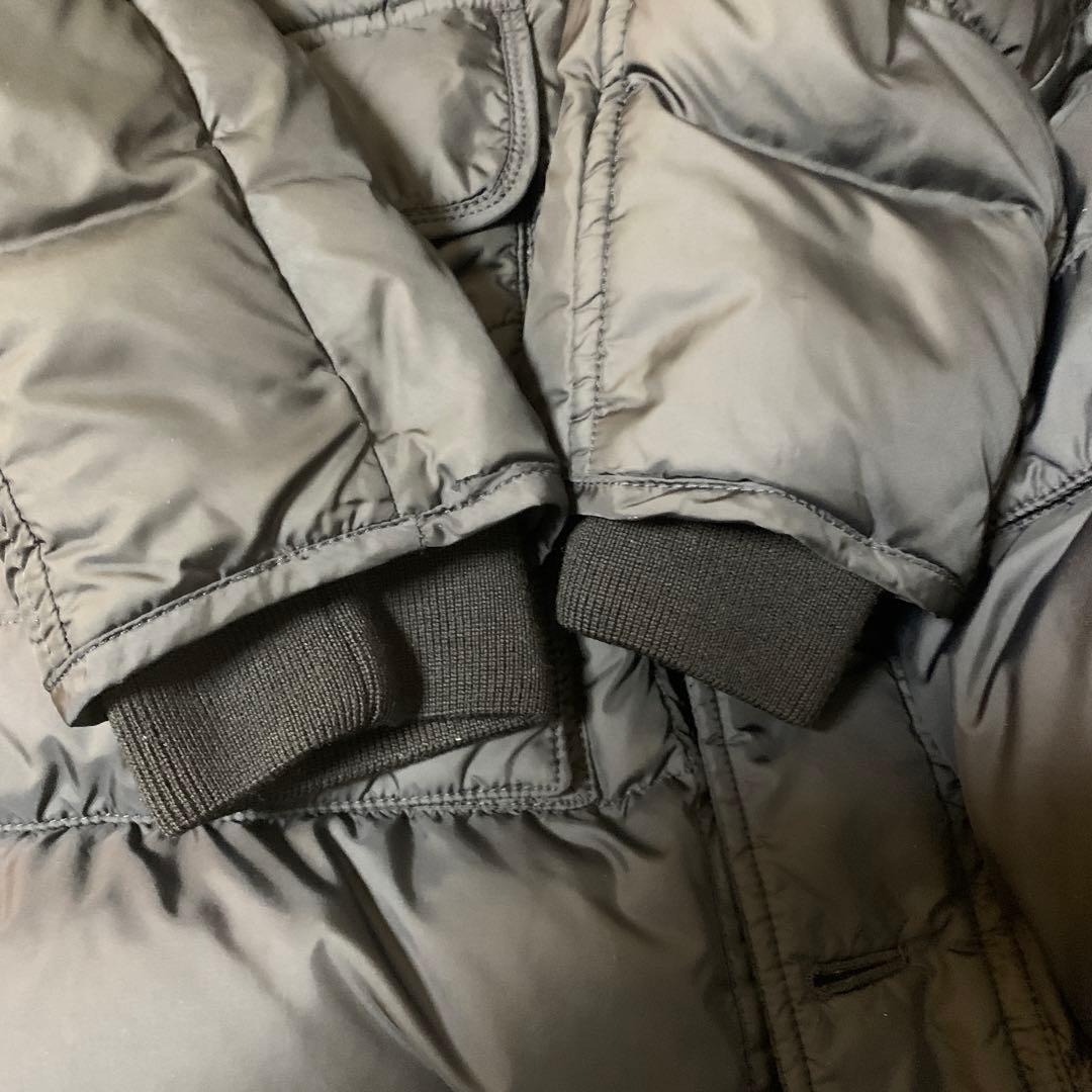 MONCLER ネイビー　ダウンジャケット フード付きaffton アフトン