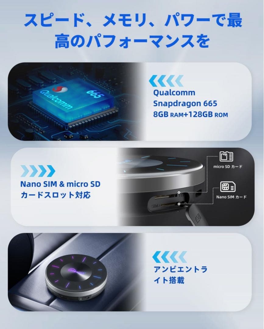 カーナビ Ottocast OttoAiBox P3