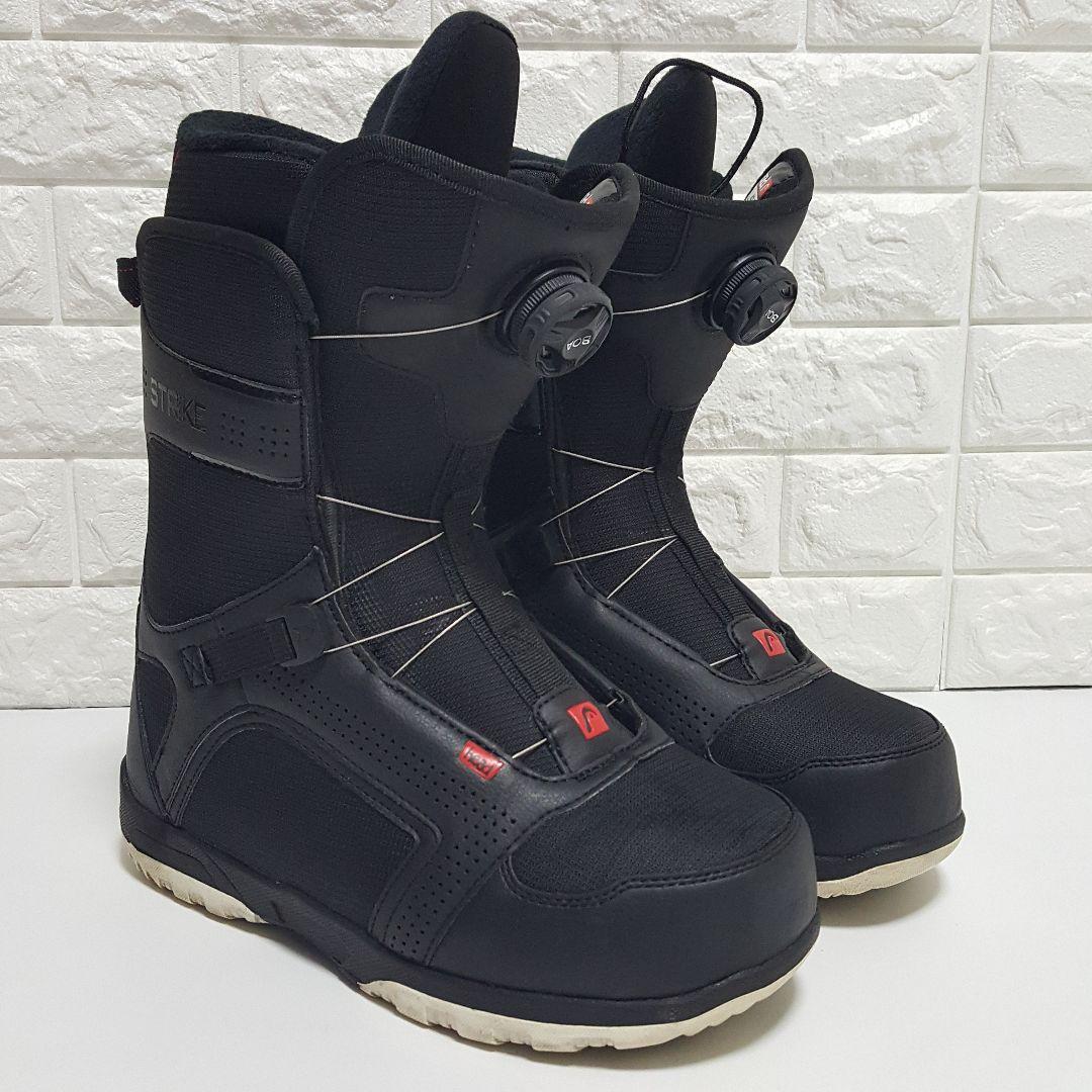 美品 HEAD スノーボードブーツ STRIKE BOA ブラック 27.5cm