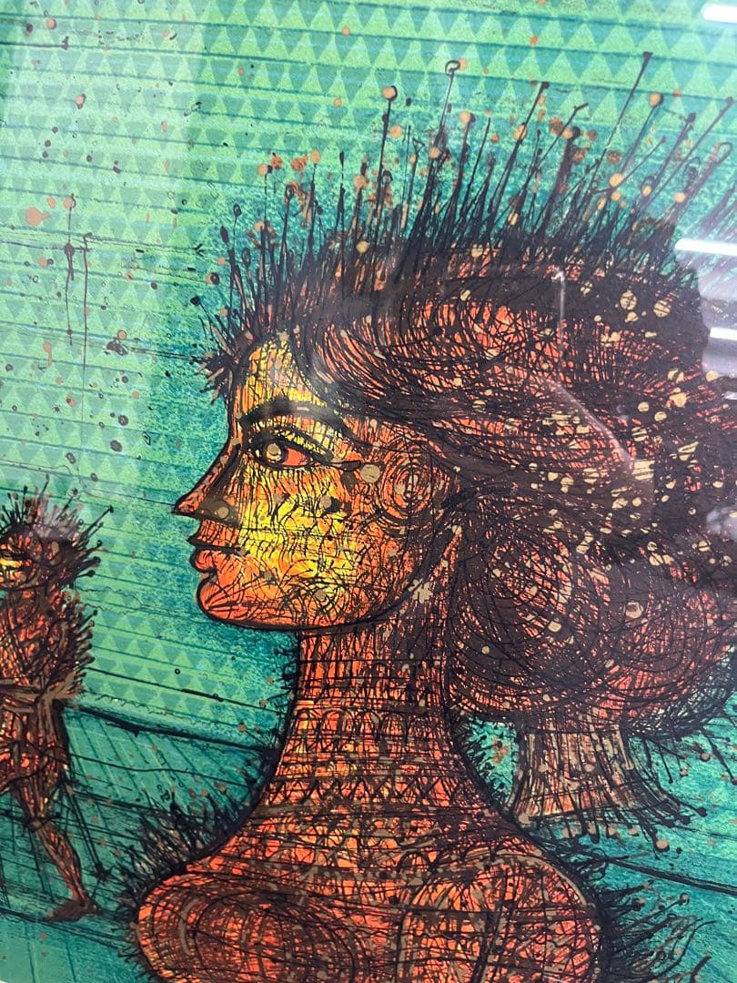 リトグラフ Jean Carzou ジャン・カルズー セレモニー 直筆サイン