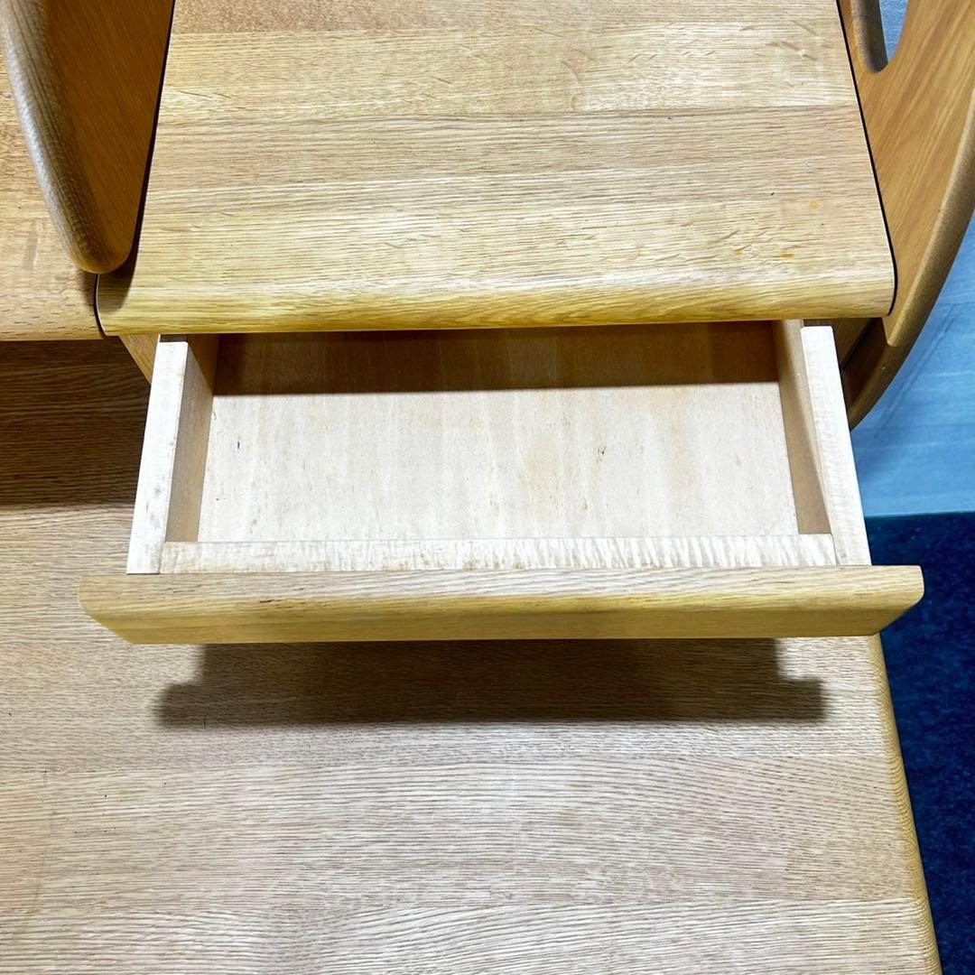 karimoku 学習机セット オーク材 天然木 シンプル 家具 d4937 karimoku