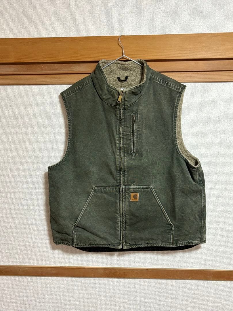 Carhartt オリーブグリーン ベスト