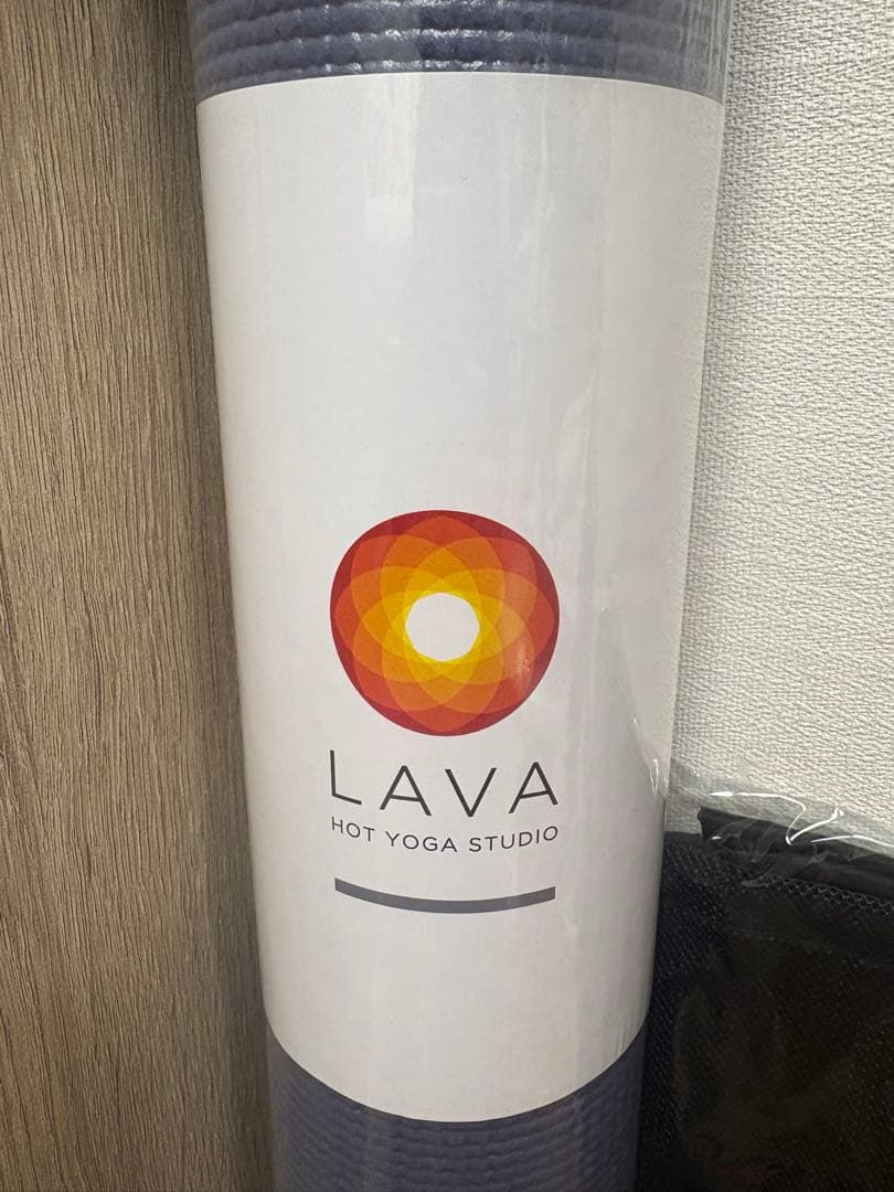 新品未使用 LAVA ヨガマット ミッドナイトブルー 収納ケースセット