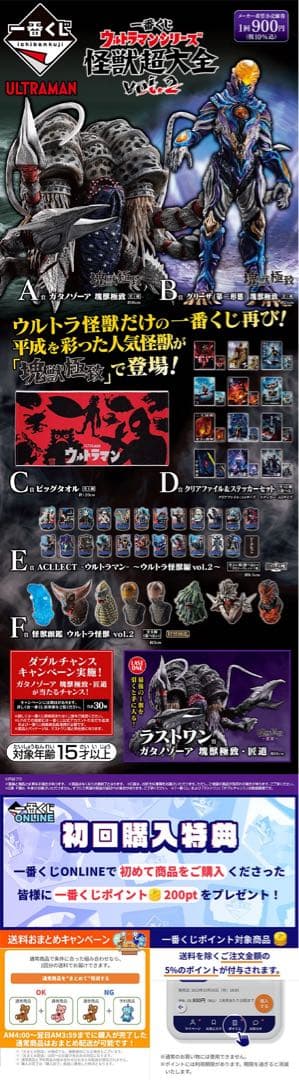 一番くじ怪獣超大全vol.2 ラストワン賞ガタノゾーア塊獣極致・匠道