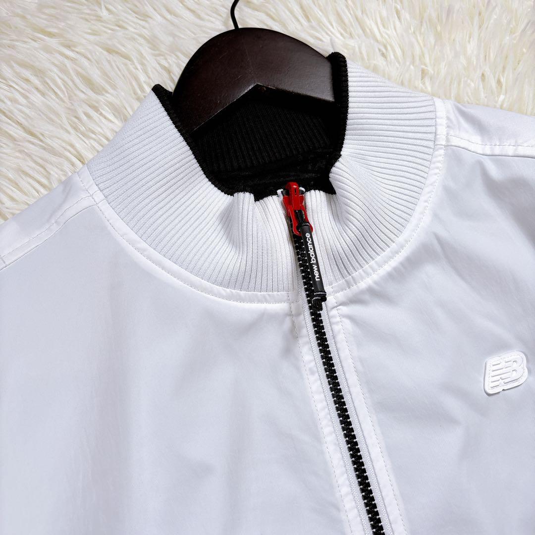 サイズ6⭐️リバーシブル⭐️ニューバランスゴルフ　ジャケット　ブルゾン　白黒　TSI